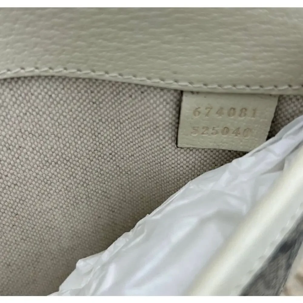 Women's Gucci brown/white GG canvas web
Ophedia Belt bag 80cm/32" adjustable - Picture 9 of 15